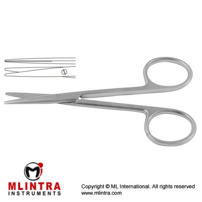Lexer-Baby Dissecting Scissor Straight Stainless Steel, 10 cm - 4"